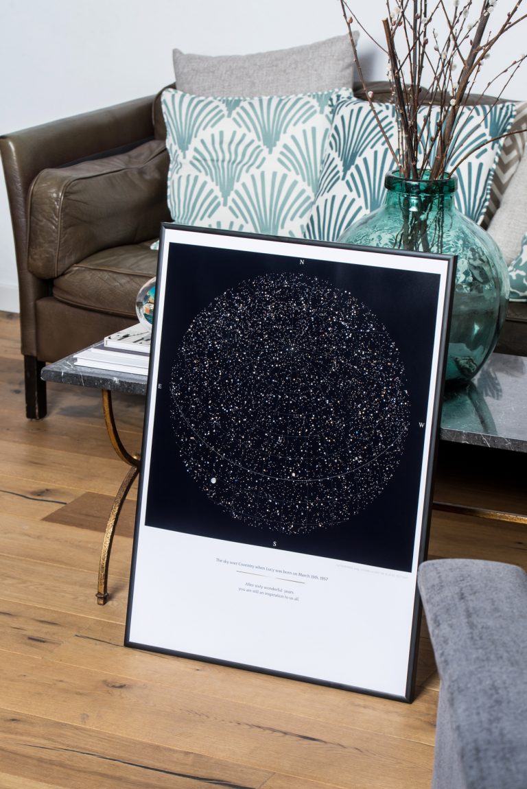 Capture memories with a star map!