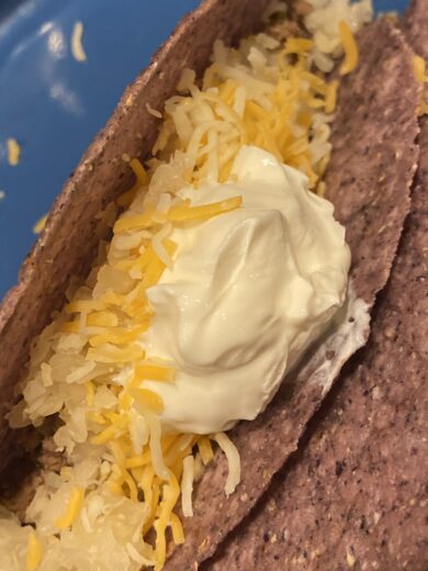 Adobo/Chipotle Taco with Saurkraut